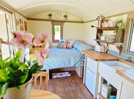 Pen Bryn Shepherd Hut Hay-On-Wye Exterior photo